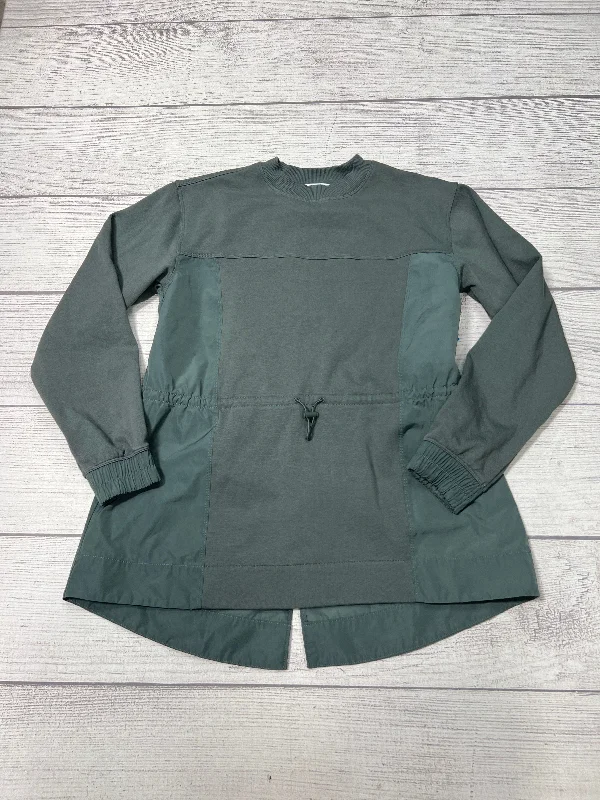 Athletic Top Long Sleeve Crewneck By Athleta In Green, Size: Xxs