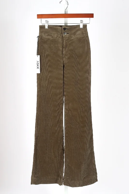 Brighton Wide Leg Pants - Safari Green