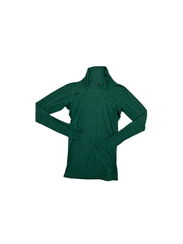 Athletic Top Long Sleeve Crewneck By Mountain Hardwear In Green, Size: S