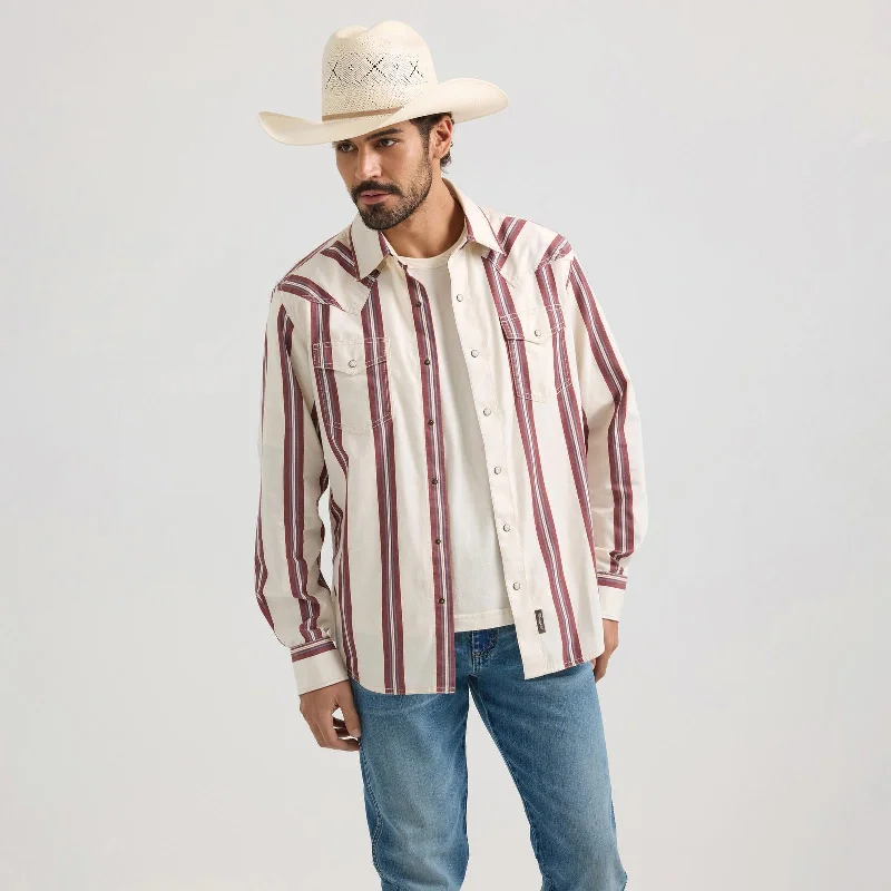 Men's Wrangler Retro Premium Modern Fit Snap Front Shirt