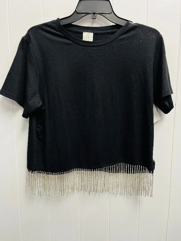 Top Short Sleeve By Joie In Black, Size: M