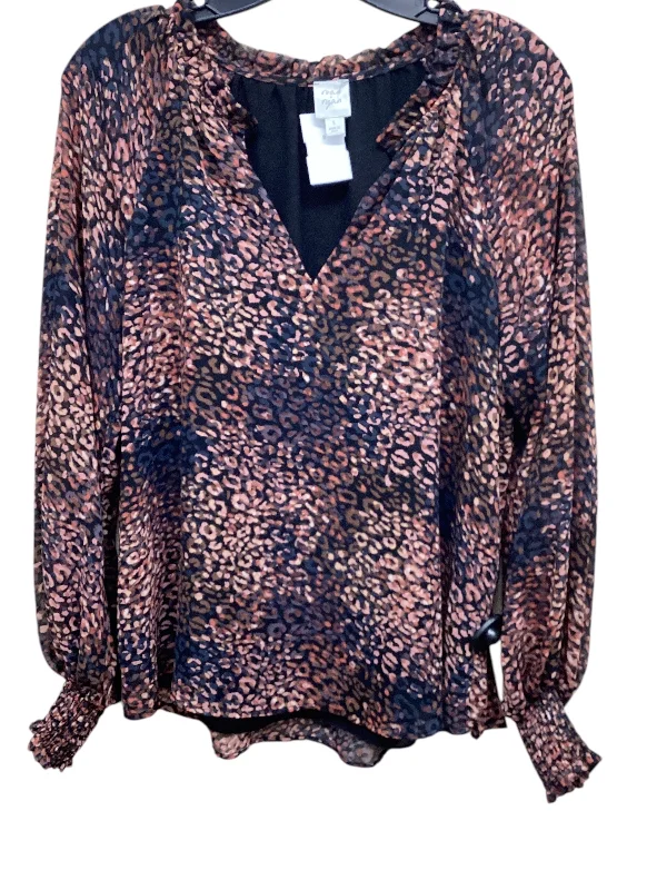 Top Long Sleeve By Clothes Mentor In Multi-colored, Size: S