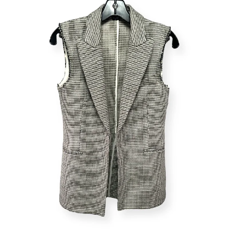 Checkered Pattern Vest Other Theory, Size 0