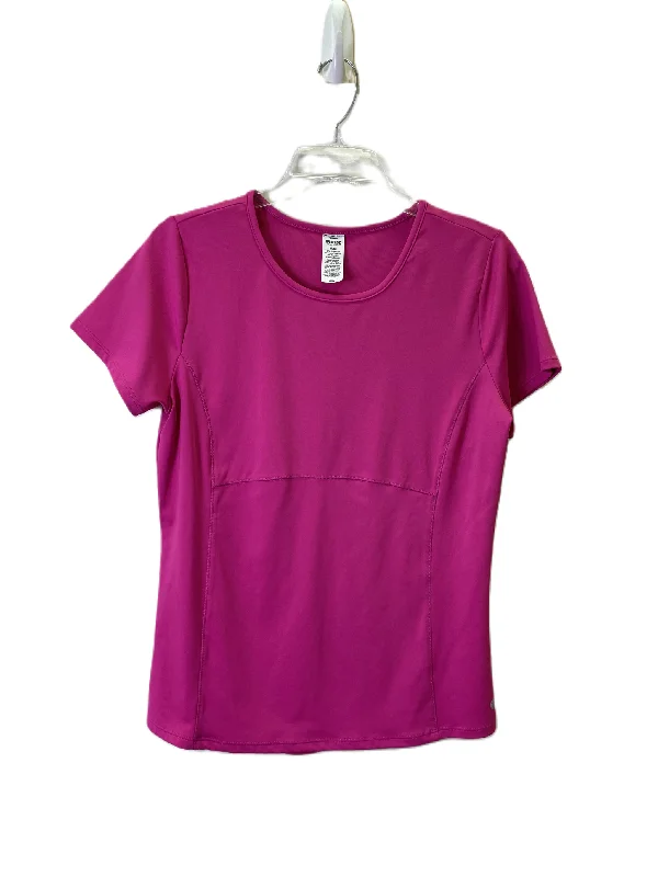 Athletic Top Short Sleeve By Rbx In Pink, Size: M