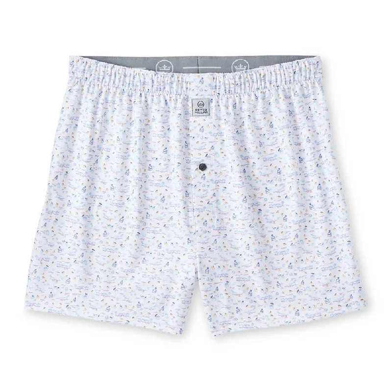 Peter Millar 5 O'Clock In Fiji Performance Boxers - White