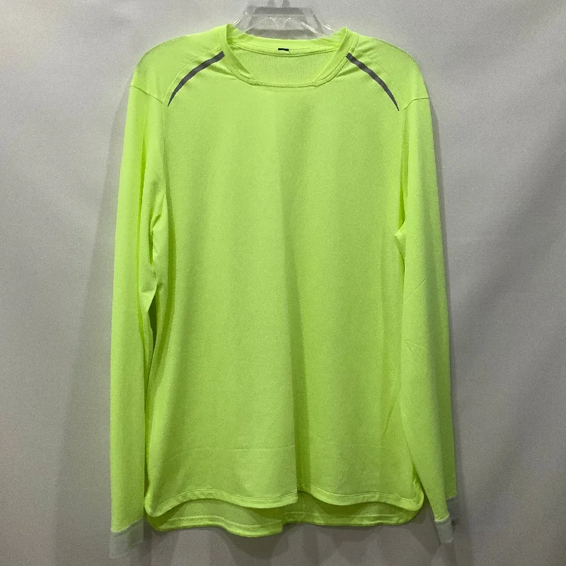 Athletic Top Long Sleeve Crewneck By Lululemon  Size: 12