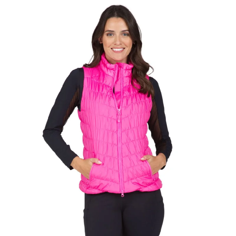 IBKUL Solid Vest - Hot Pink