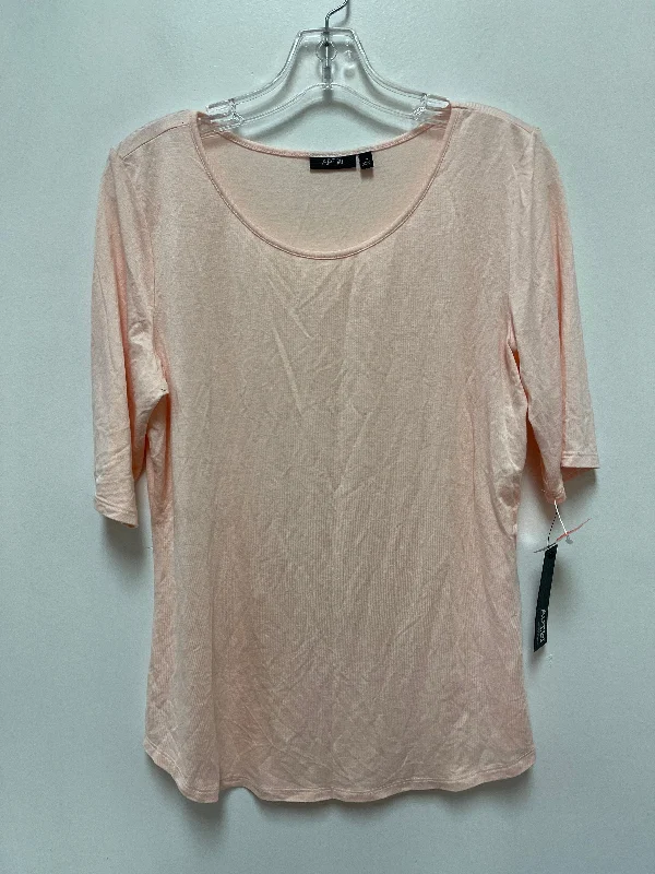 Top 3/4 Sleeve By Apt 9 In Pink, Size: L