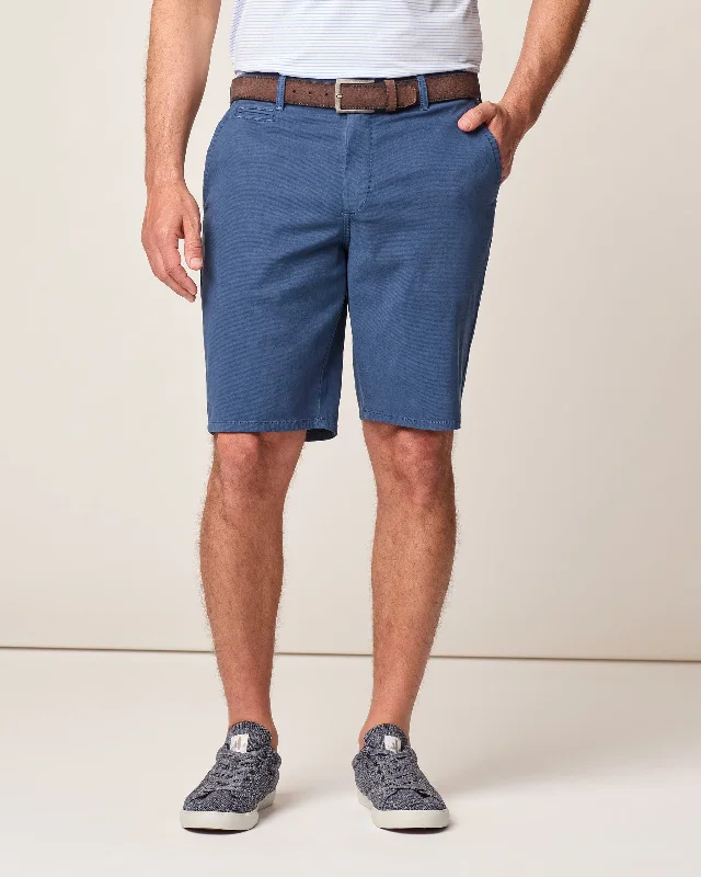 Johnnie-O Nassau Cotton Blend Shorts