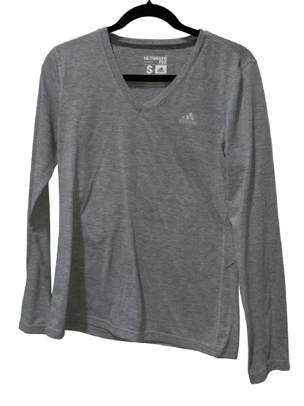 Athletic Top Long Sleeve Crewneck By Adidas  Size: S