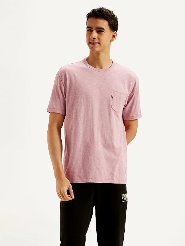 Men's Solid Slim Fit T-shirt