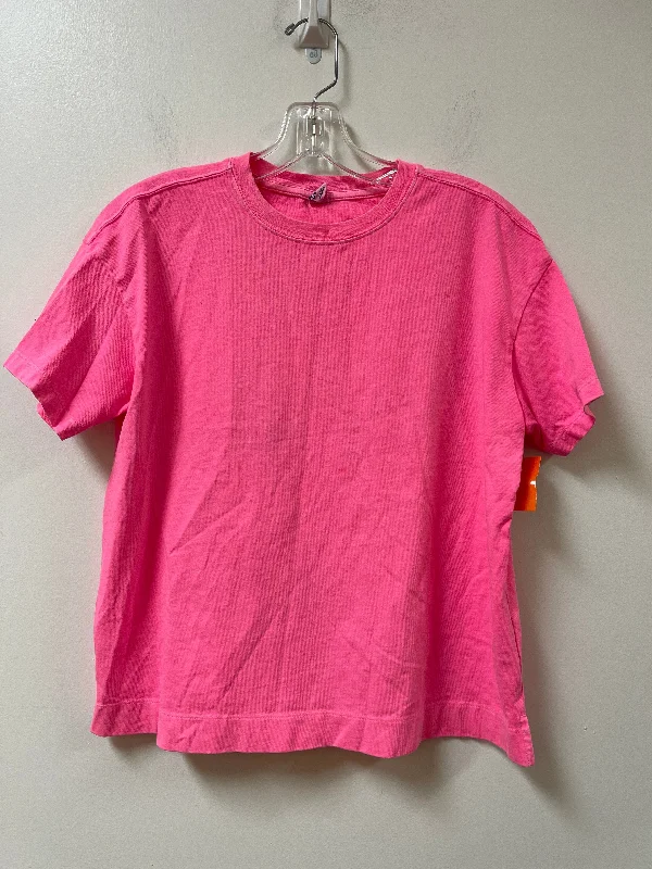 Top Short Sleeve By Old Navy In Pink, Size: Xs