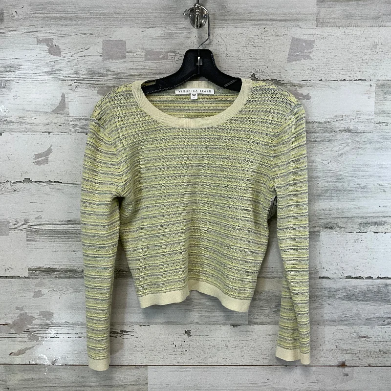 Top Long Sleeve By Veronica Beard In Yellow, Size: M