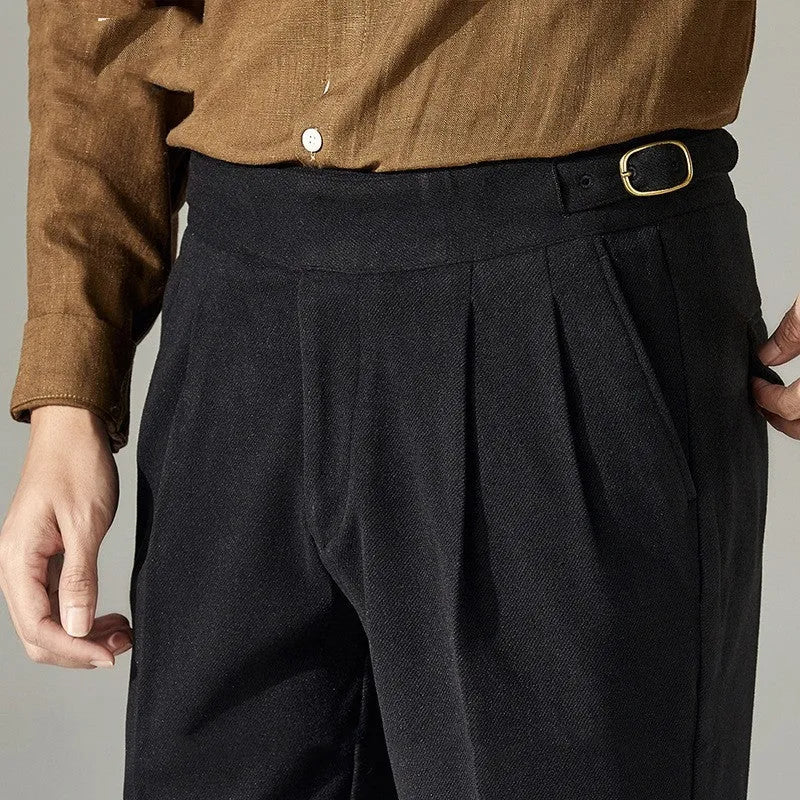 BELLAGIO - Slim Tailored Casual Pants Men