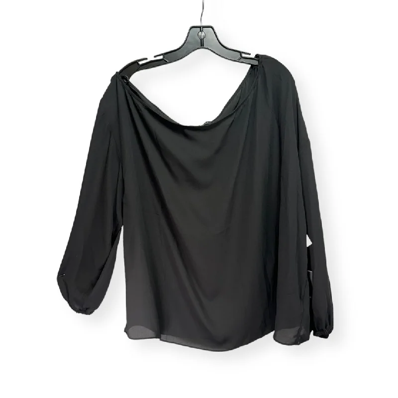 Black Blouse Long Sleeve Eloquii, Size 22