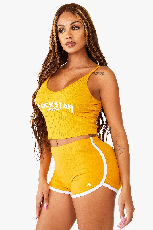 Grace Short Set - Mustard