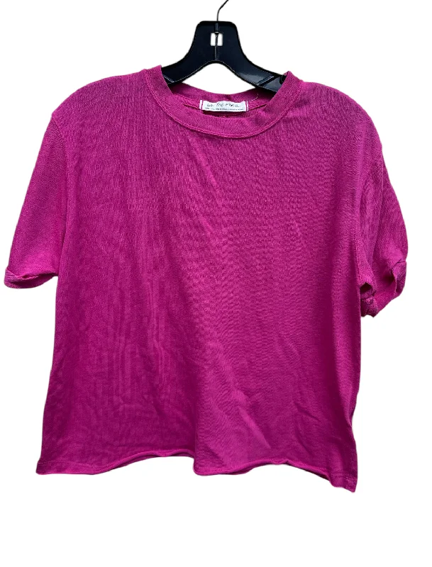 Top Short Sleeve By We The Free In Pink, Size: Xs