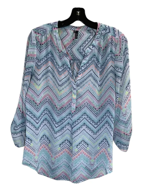 Top 3/4 Sleeve By Maurices In Multi-colored, Size: L