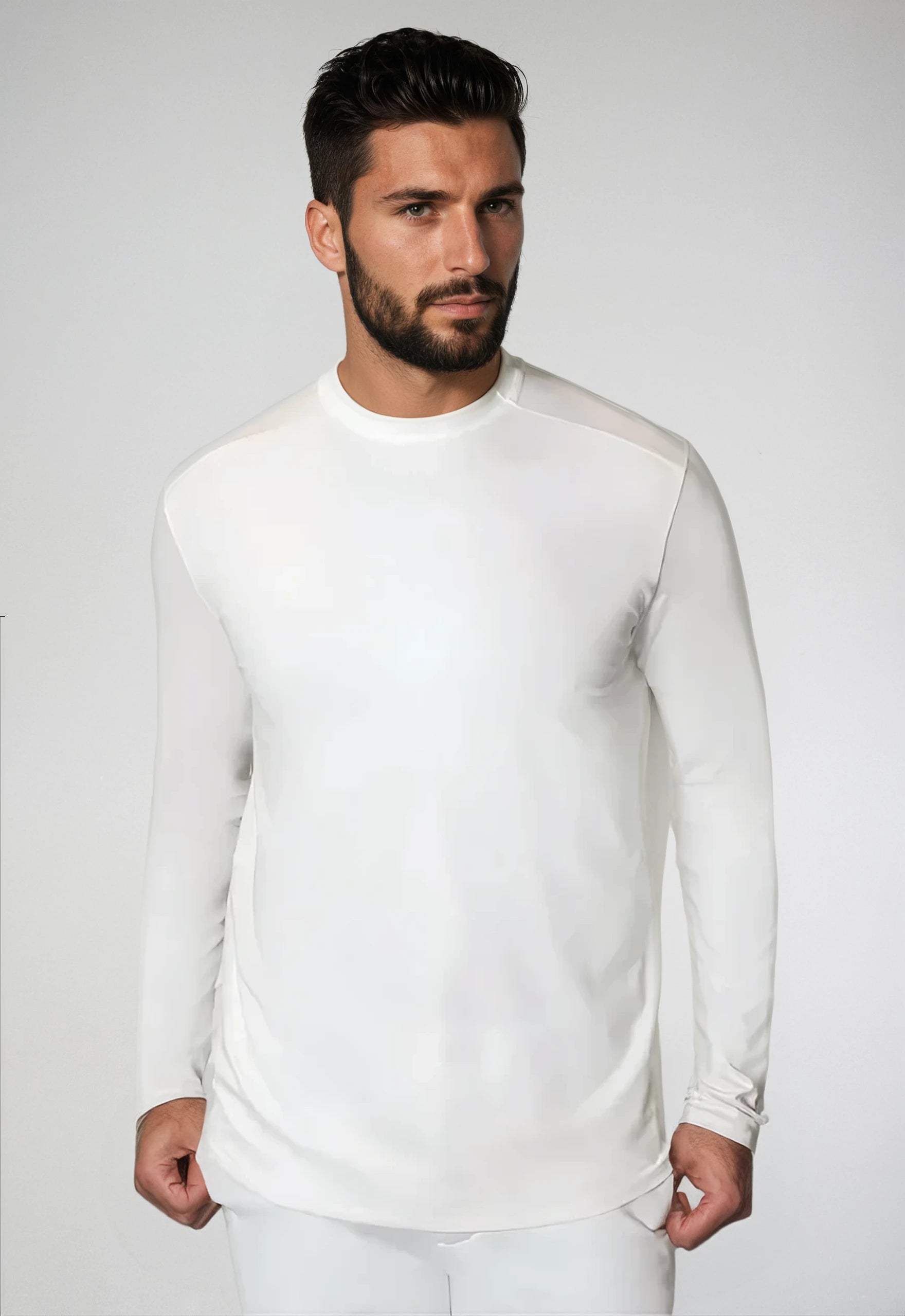 Buki + CINQO Long Sleeve T-Shirt - White