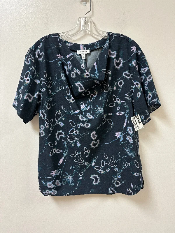 Top Short Sleeve By Nordstrom In Navy, Size: S