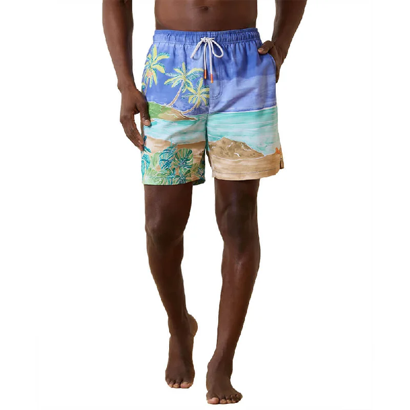 Tommy Bahama 6-Inch Naples Azul Lagoon Swim Trunks - Clear Ocean