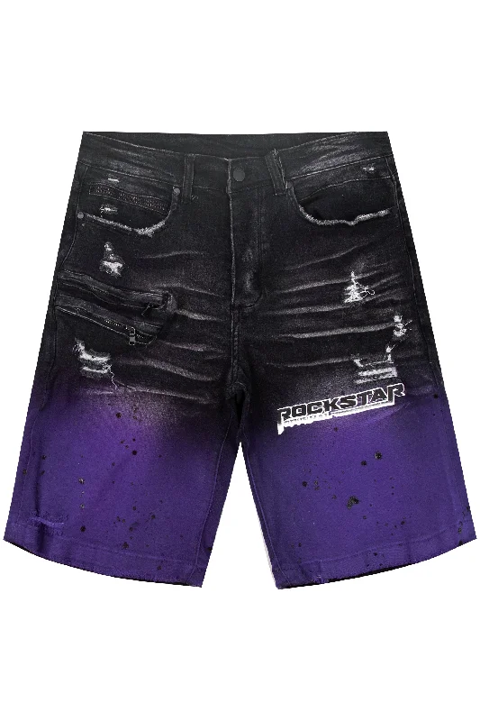 Balbo Printed Short-Purple