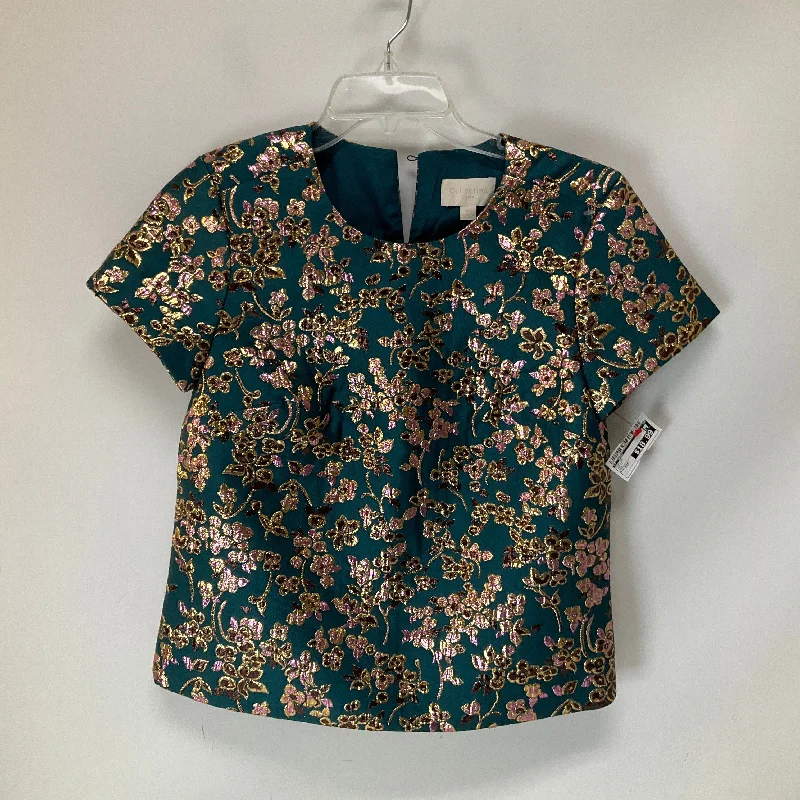 Top Short Sleeve By J. Crew In Multi-colored, Size: Xxs