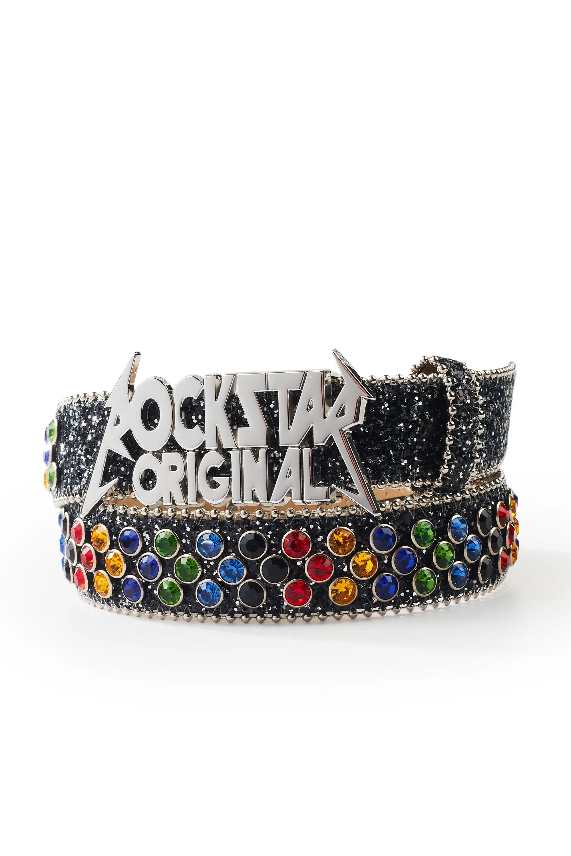 Blaze Rockstar Black/Multi Logo Belt