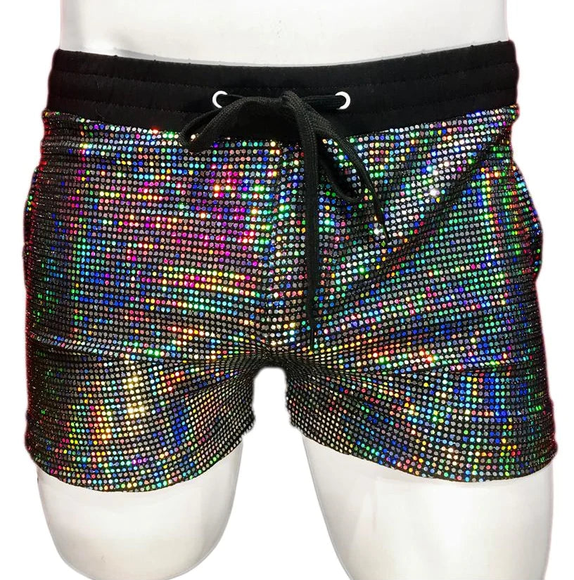 FLAT SEQUIN SHORT