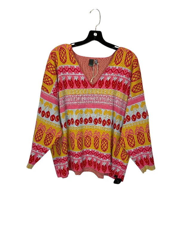 Top Long Sleeve By Clothes Mentor In Multi-colored, Size: Osfm