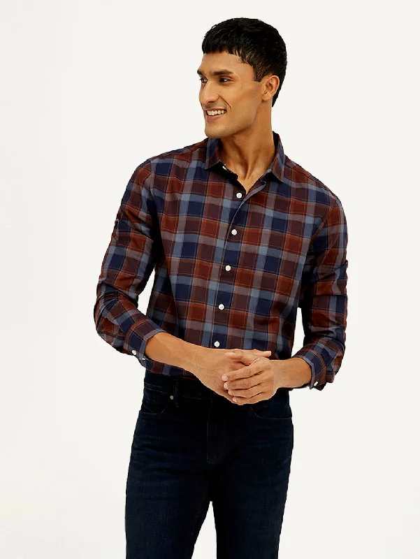 Men's Checkered Slim Fit Shirt