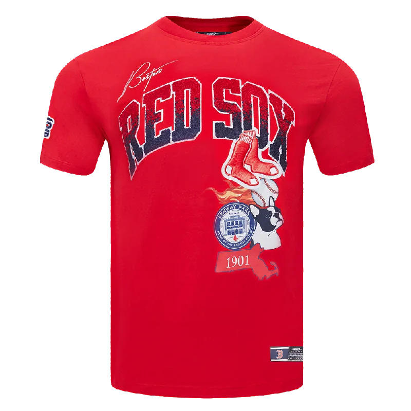 MLB BOSTON RED SOX HOME TOWN MEN'S SJ TOP (RED) Masculine Men's Thick