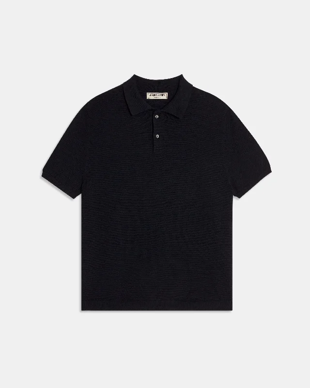 Cotton knit Polo Shirt Practical Men's Quick