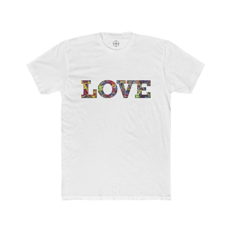 Jumper Maybach®'s Infinite Candy Quasar "LOVE" MEN'S Cotton Crew Tee Casual Men's Loose