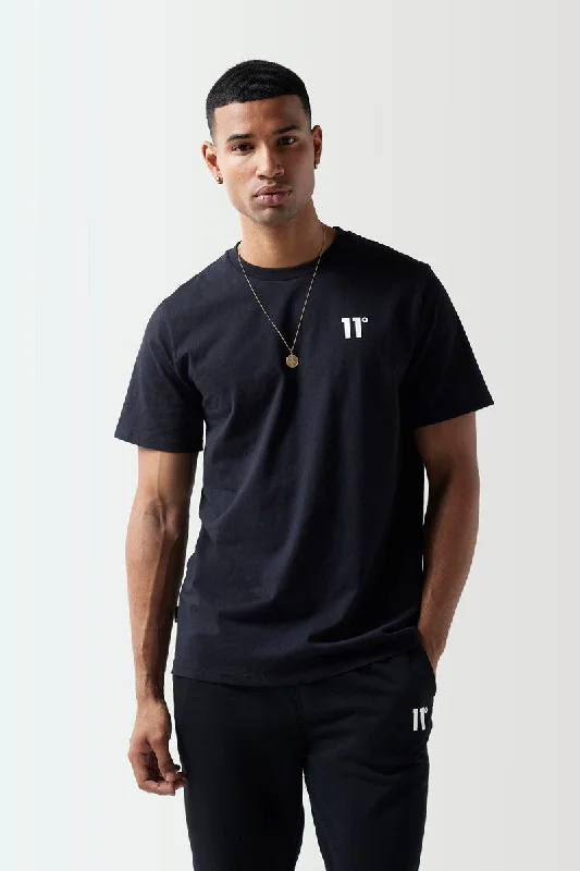 Core T-Shirt - Black Sporty Men's Athleisure 