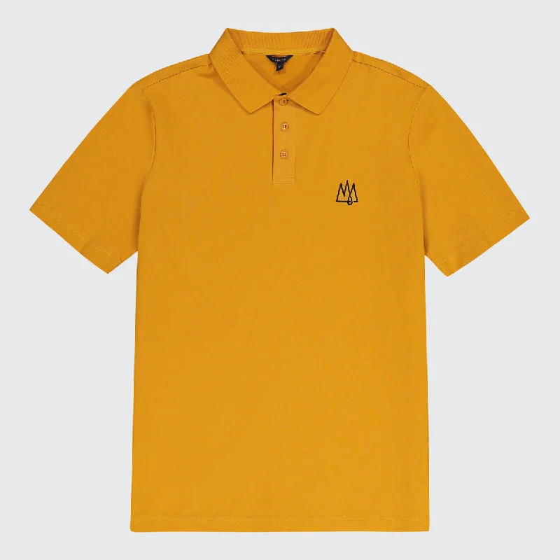 TSHEPO, REGULAR FIT POLO, YELLOW Dapper Men's Bow