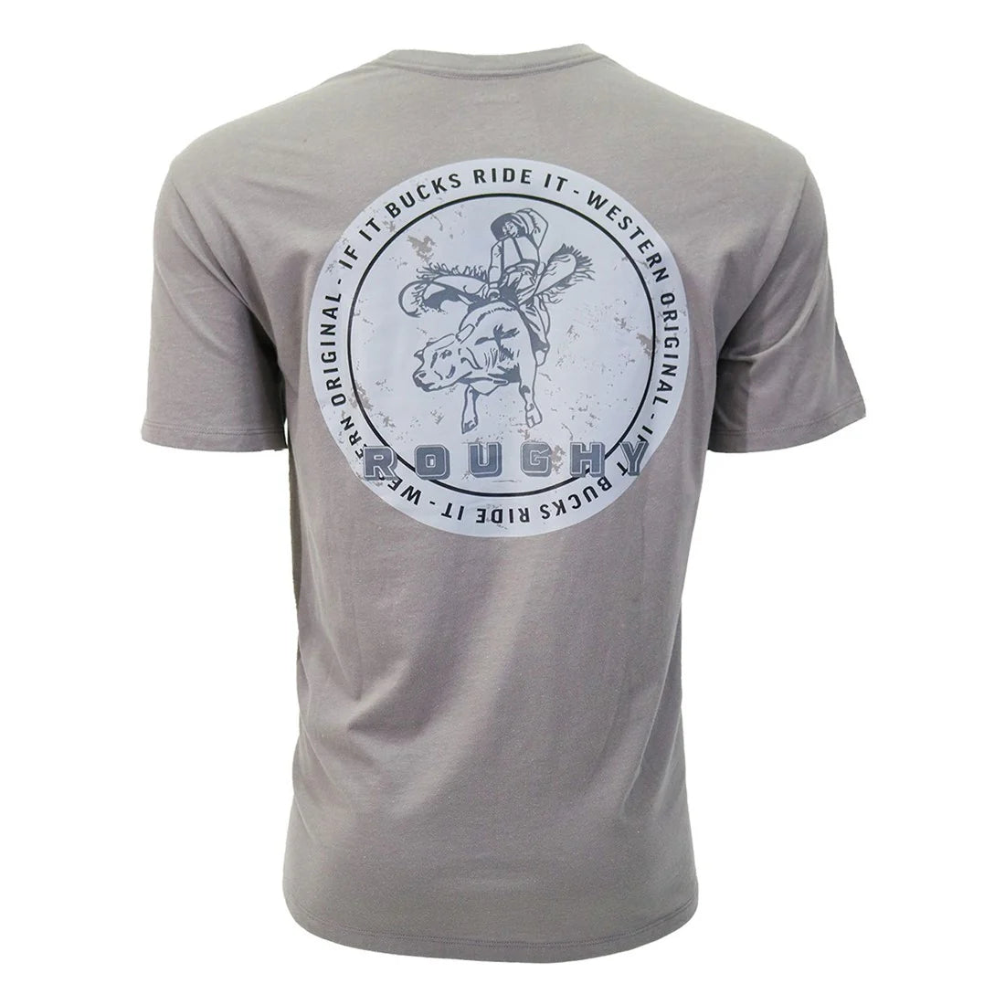 Hooey "Buckin' Bronc" Steel Grey T-Shirt Modern Men's 