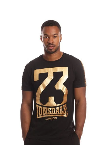 Lonsdale London Staton Black/Gold LM13118T Relaxed Men's Australian 