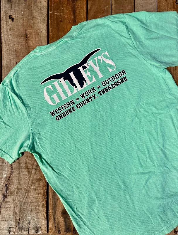 Gilley's T-Shirt Greene County Stylish Men's Tropical 