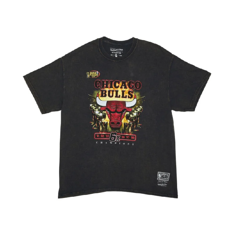 Mitchell & Ness Chicago Bulls Last Dance 6x Champs Tee Classic Men's Pin