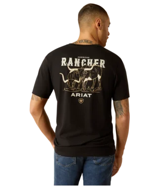 Men's Ariat American Rancher T-Shirt Traditional Men's Wool