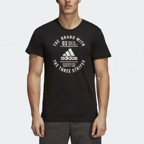 Adidas Emblem Tee Black DI0283 Bold Men's Statement