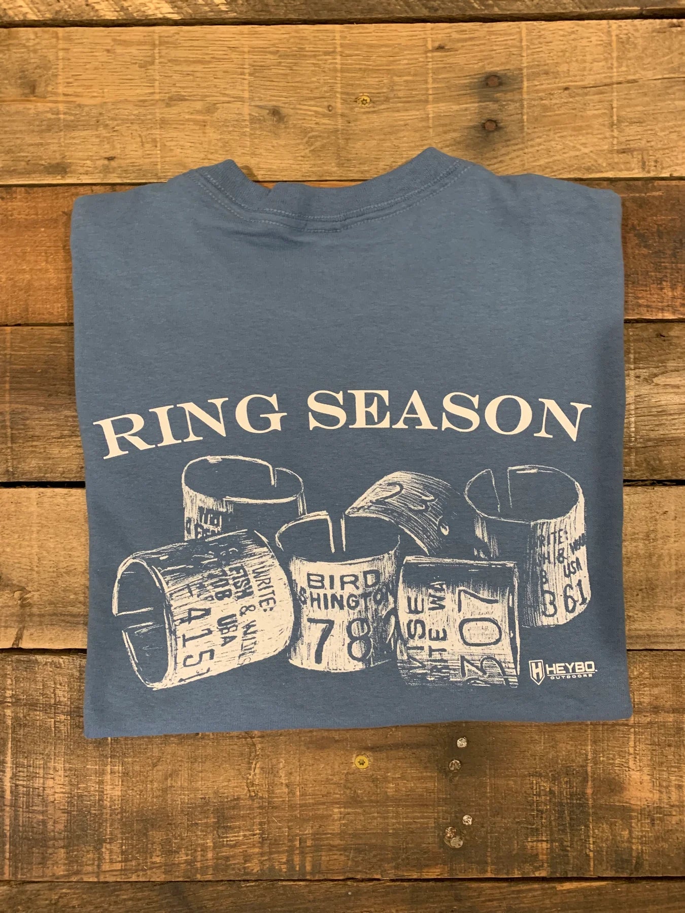 Heybo Ring Season Tee Elegant Men's Formal 