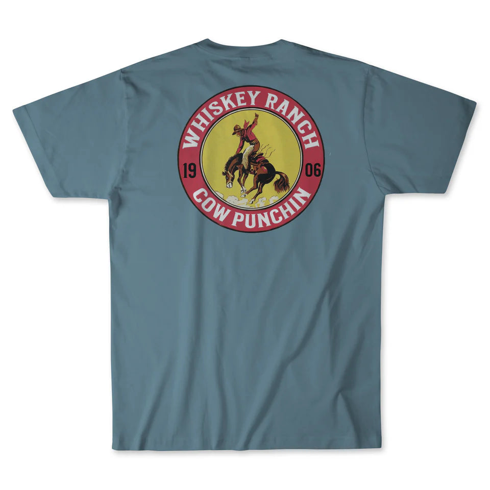 Whiskey Bent "Cow Punchin" Tee Athletic Men's High