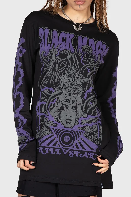 Blac Magick Long Sleeve Top Casual Men's Japanese 