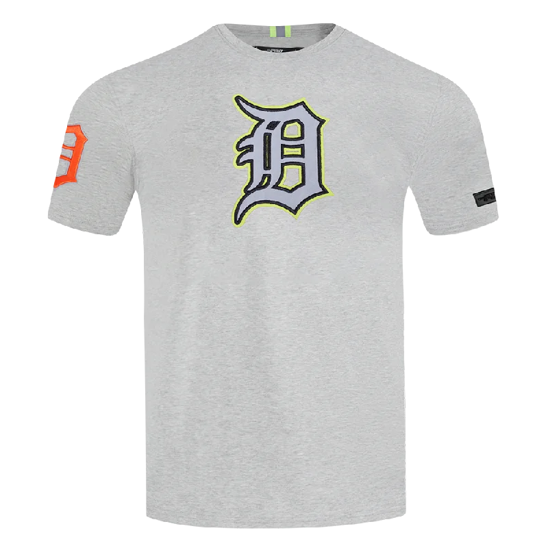 MLB DETROIT TIGERS UNDER THE LIGHTS MEN'S SJ TEE (HEATHER GREY) Luxurious Men's High