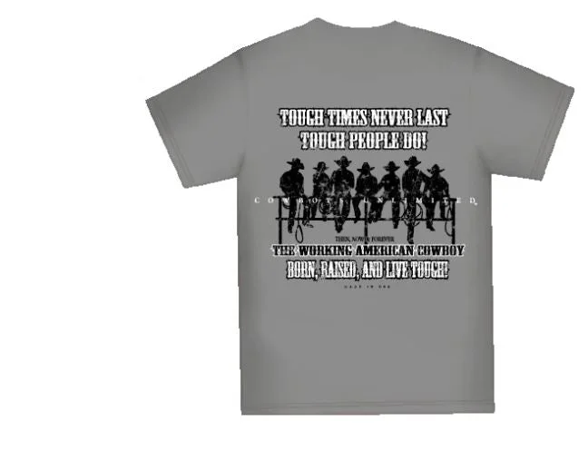 Cowboys Unlimited "Live Tough" Bold Men's Statement