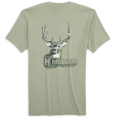 Heybo Etched Deer Tee Refined Men's Hand