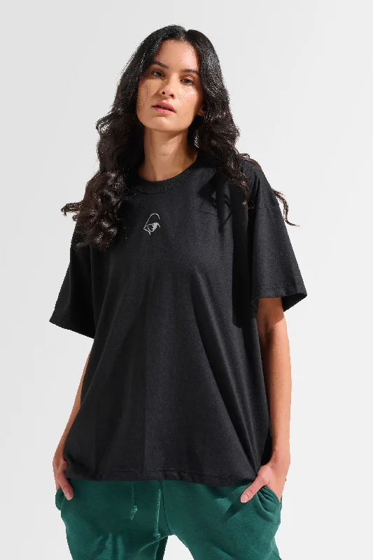 Adapt Oversized Tee - Black Trendy Men's Oversized