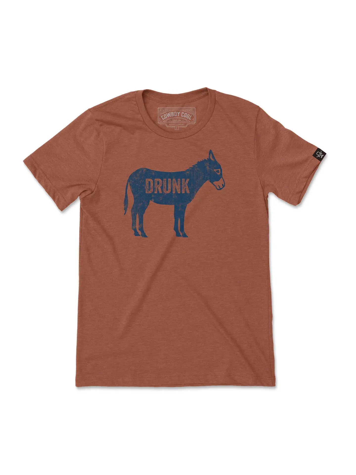 Cowboy Cool Drunk A$$ T Shirt Traditional Men's Country